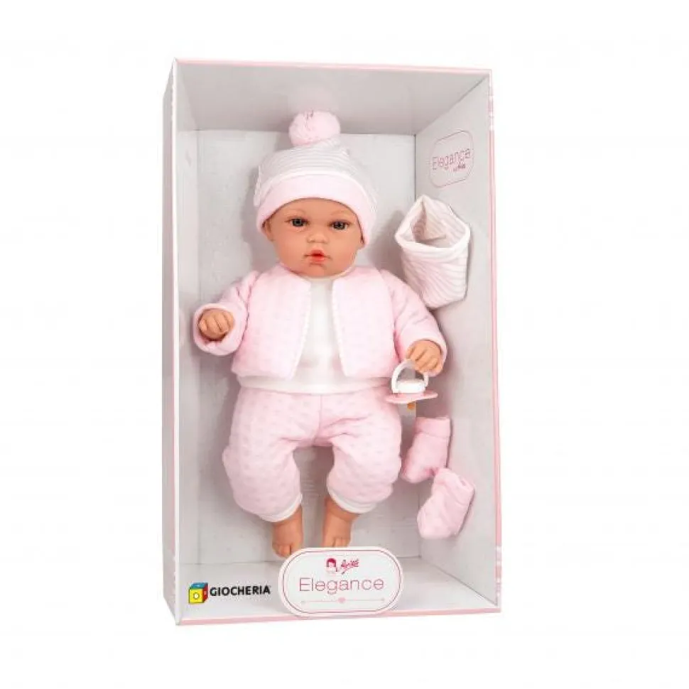 Baby Arias Crying Doll - Pink (33cm)