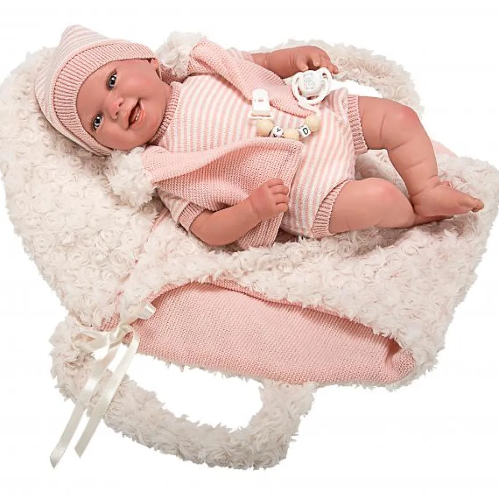 Baby Arias Reborn Doll - Arias Diego with Babycarrier (45cm)