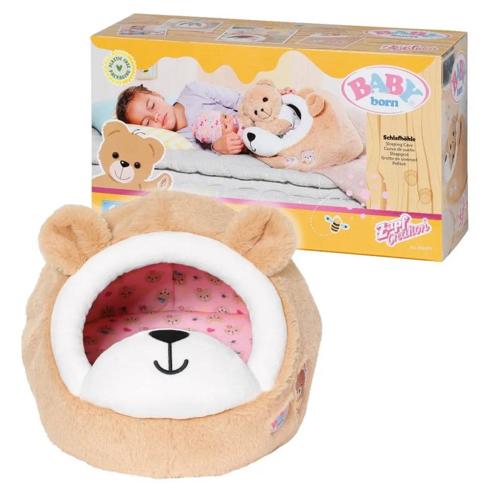 Baby Born Bear Sleeping Cave