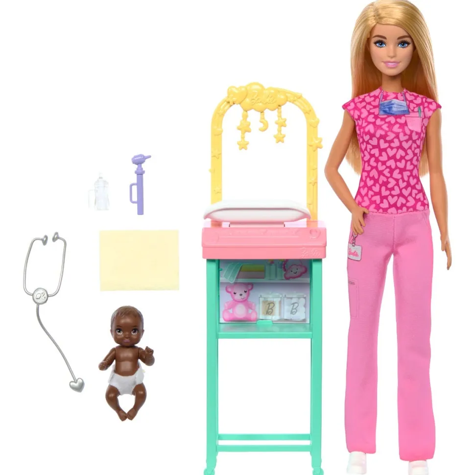 Barbie Nurturing Baby Doctor Playset