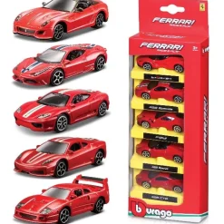 Bburago 1:64 Ferrari 5Pk