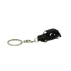 Black Taxi Metal Die Cast Keyring