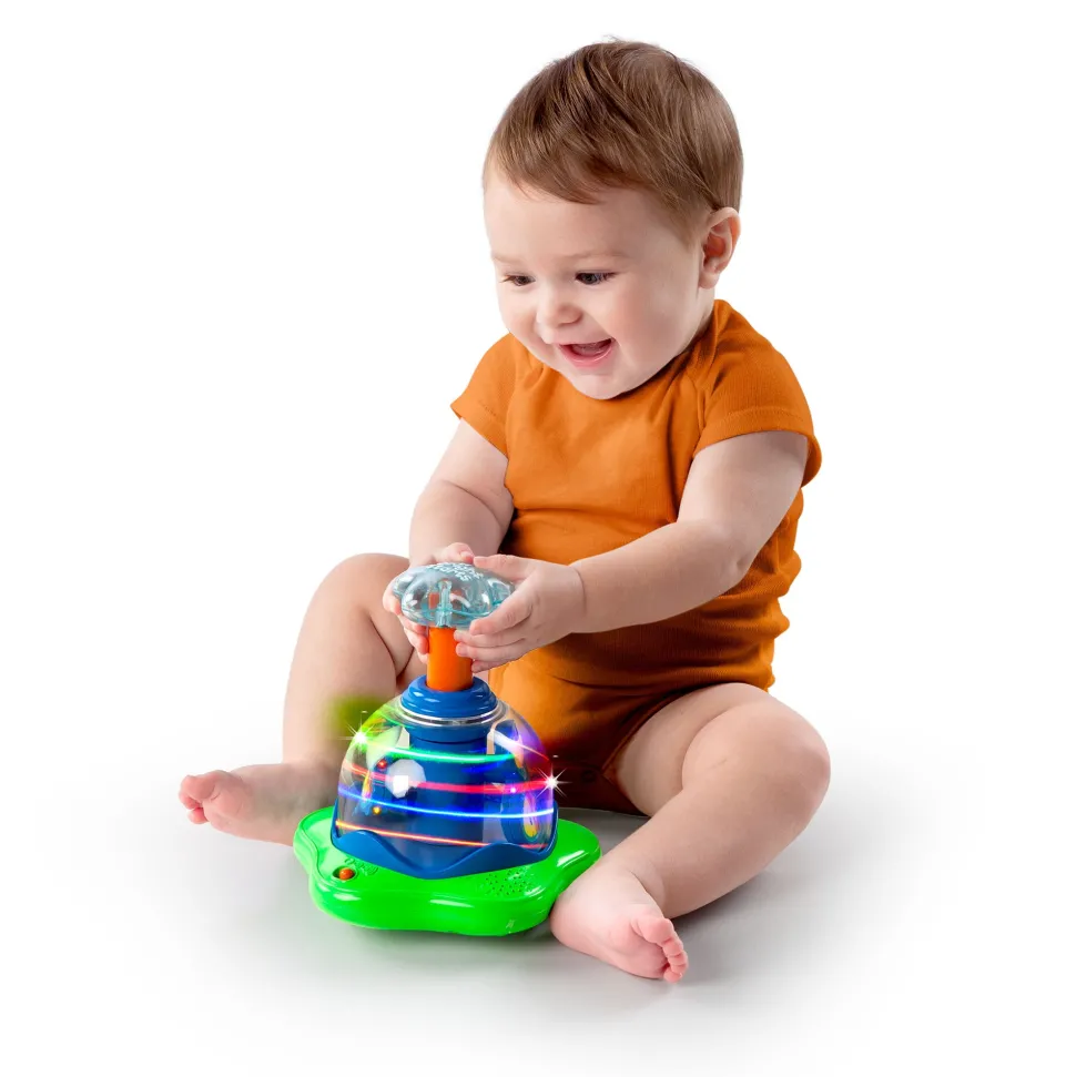 Bright Starts Lights Lights Baby Press N Glow Spinner