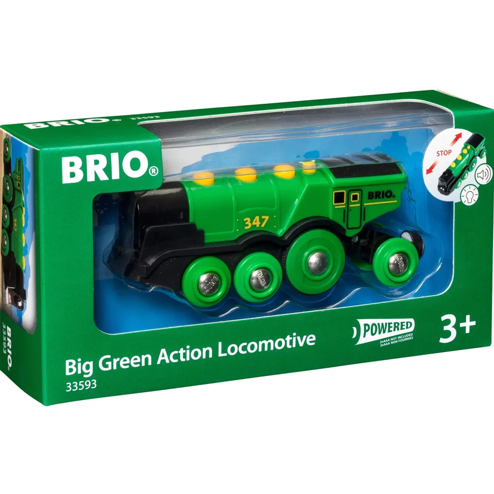 BRIO Big Green Action Locomotive