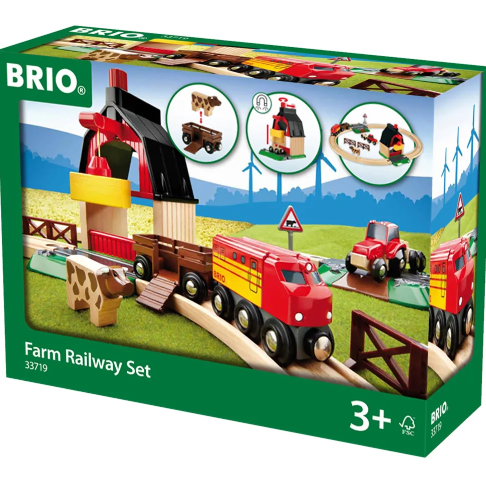 BRIO Farm Railway Set