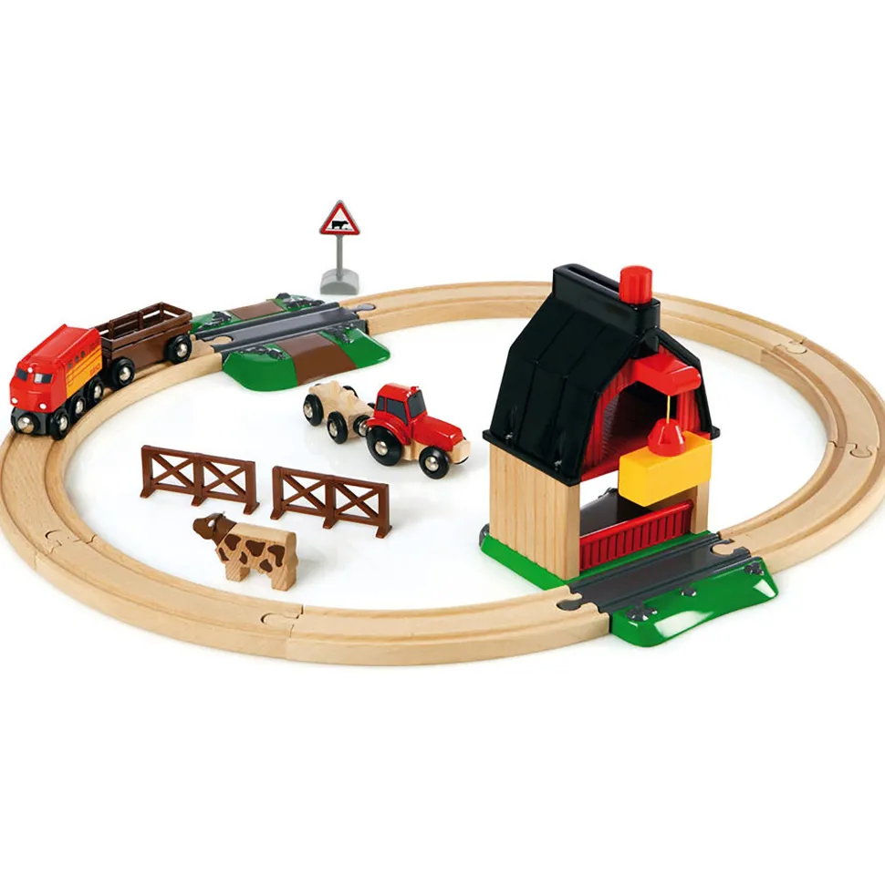 BRIO Farm Railway Set