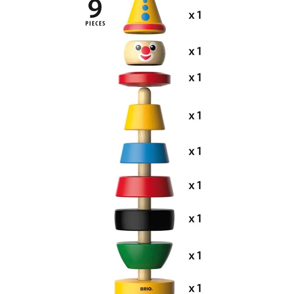 BRIO Infant & Toddler Stacking Clown