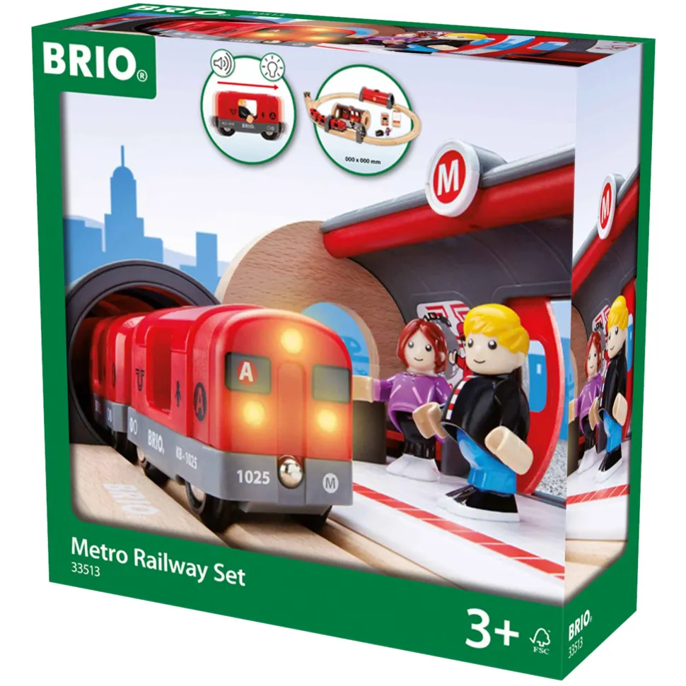 BRIO Metro Railway Set
