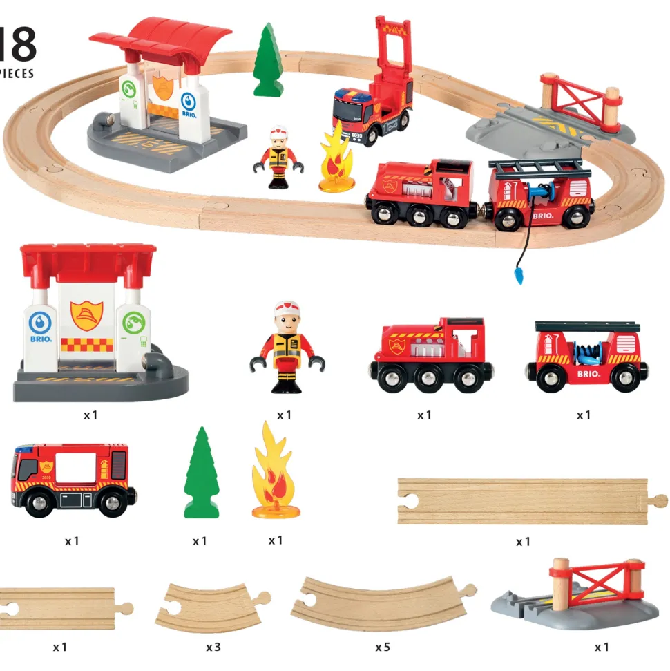 BRIO Rescue Fire Fighter Set