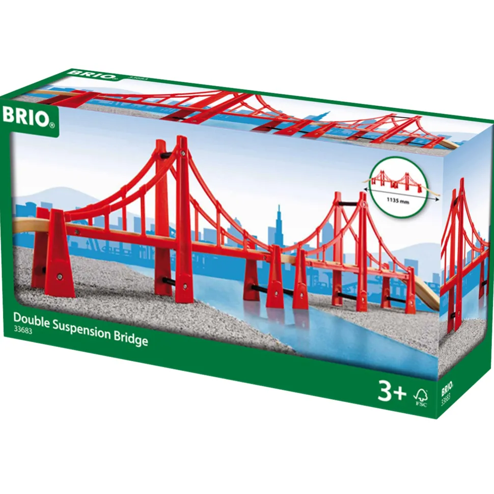 BRIO World Double Suspension Bridge