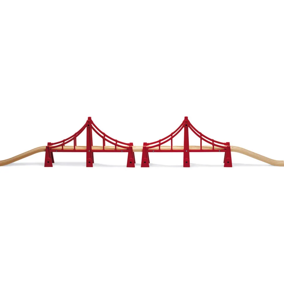 BRIO World Double Suspension Bridge