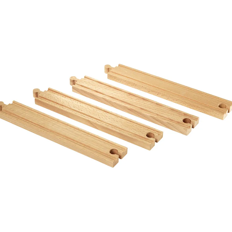 BRIO World Long Straights Railway Track