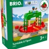 Brio World Railway Track - Turntable & Figure