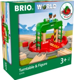 Brio World Railway Track - Turntable & Figure