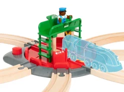 Brio World Railway Track - Turntable & Figure