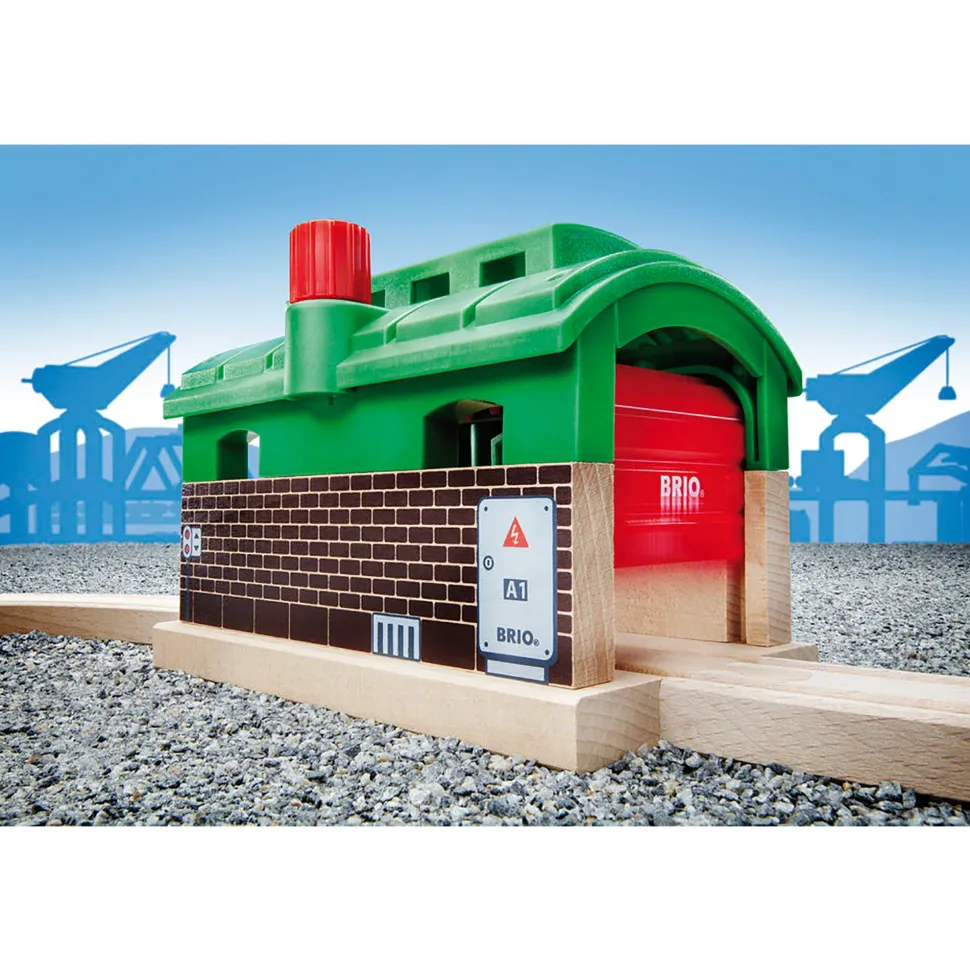 BRIO World Train Garage