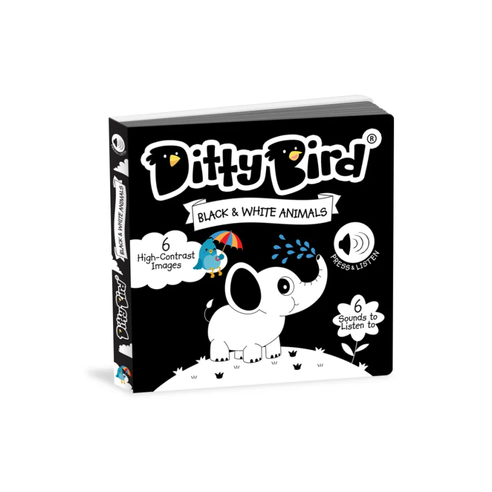 Ditty Bird - Black and White Animals