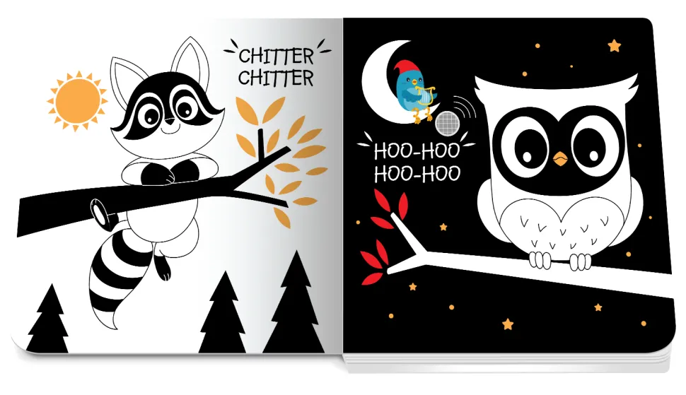 Ditty Bird - Black and White Animals