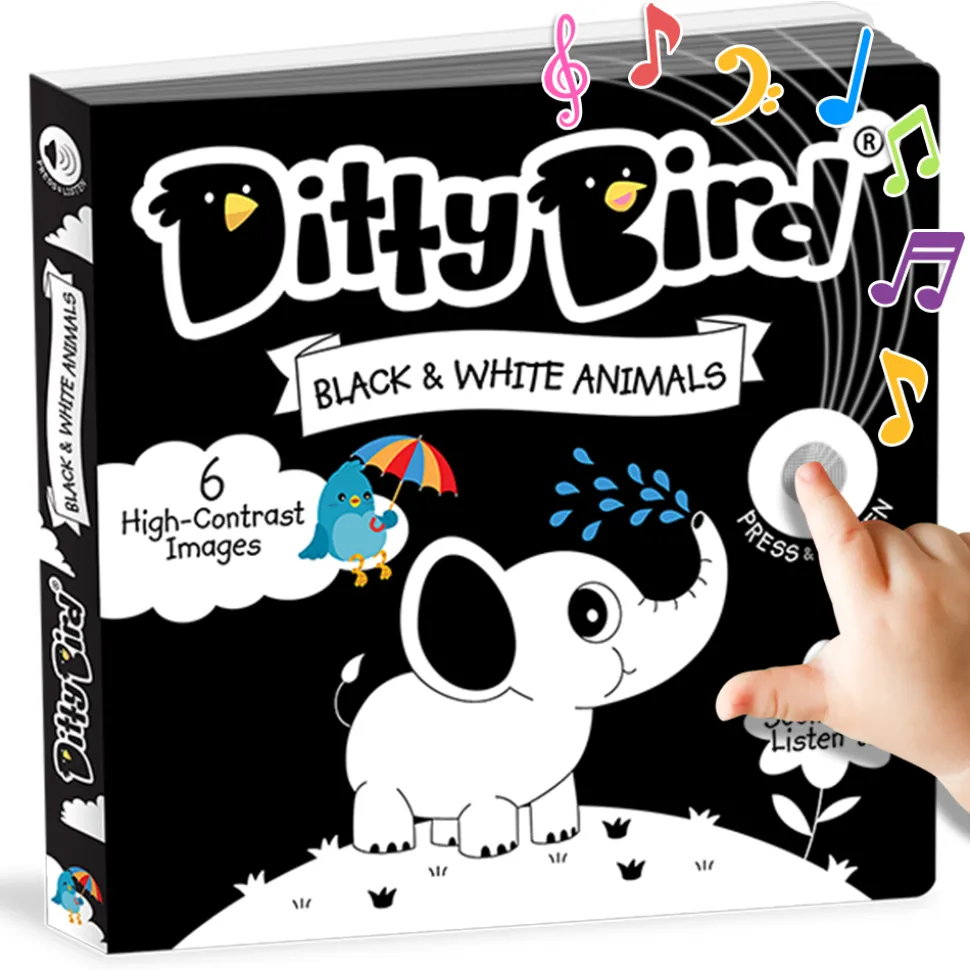 Ditty Bird - Black and White Animals