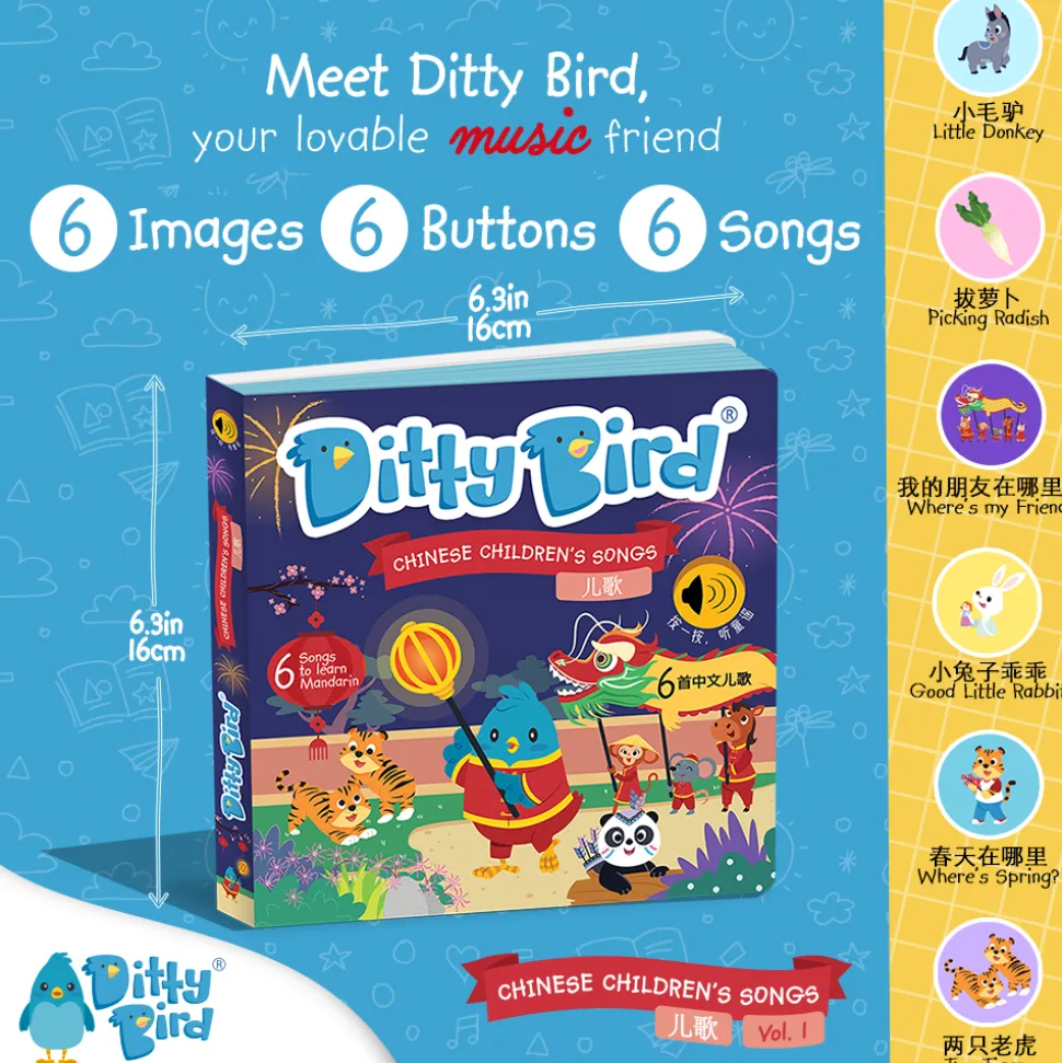Ditty Bird - Chinese Children's Songs Vol 1