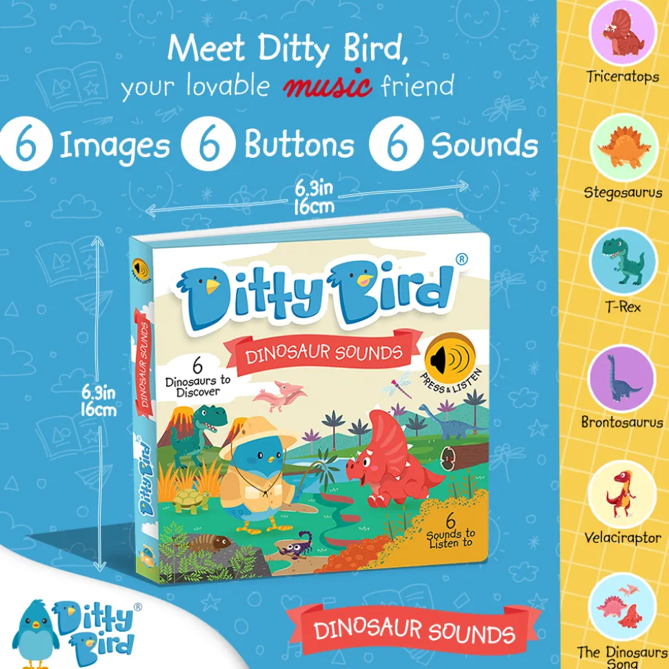 Ditty Bird - Dinosaur Sounds