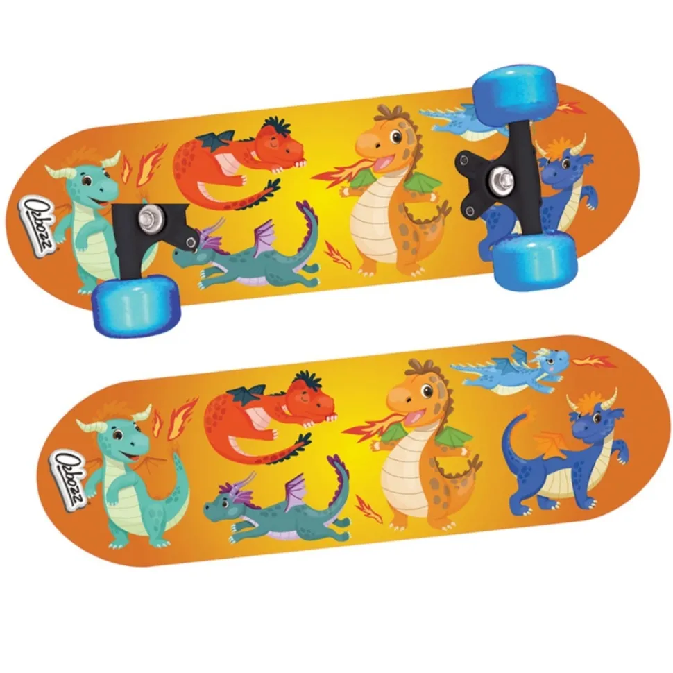 Dragons Skateboard With Flashing Wheels 17 Inch