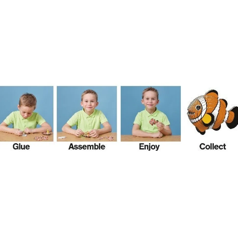 EUGY Clownfish 3D Craft Kit