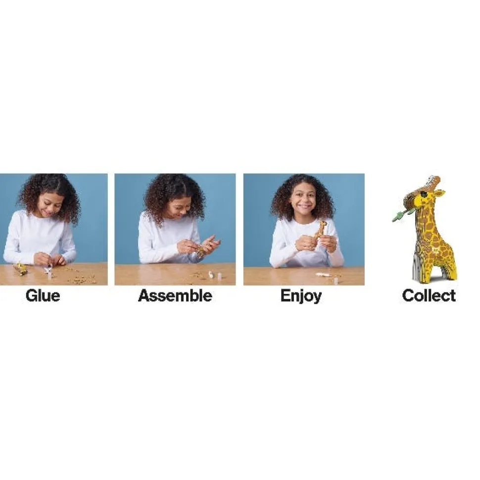EUGY Giraffe 3D Craft Kit