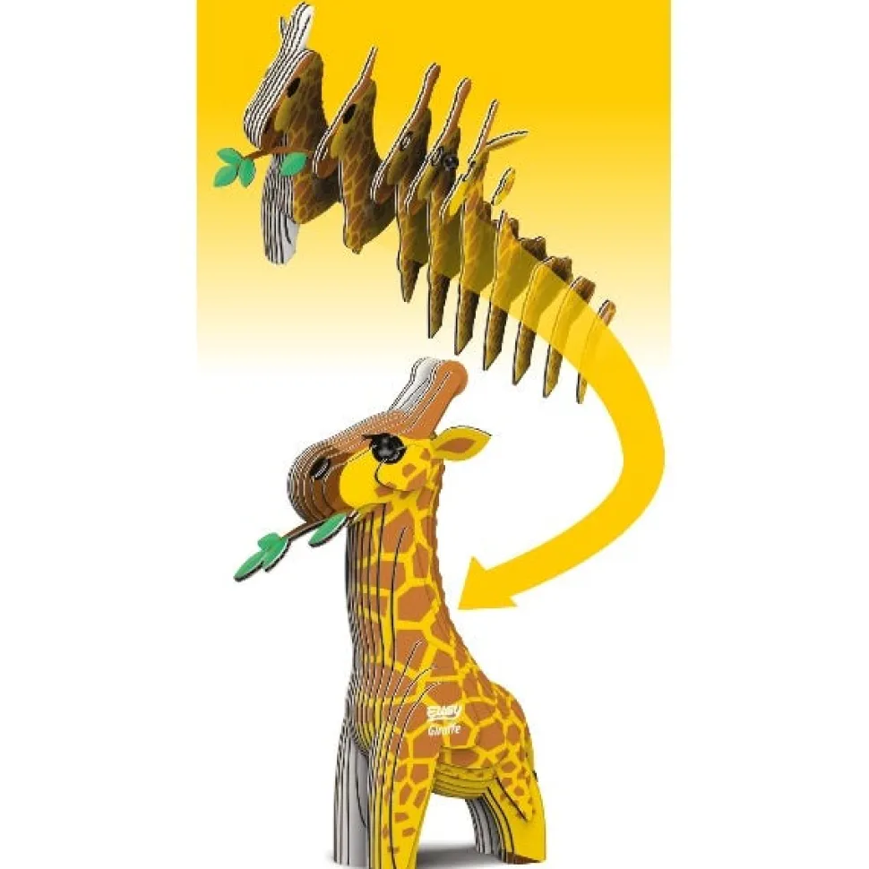 EUGY Giraffe 3D Craft Kit