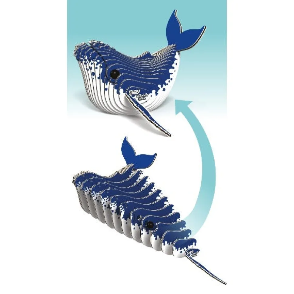 EUGY Humpback Whale 3D Craft Kit