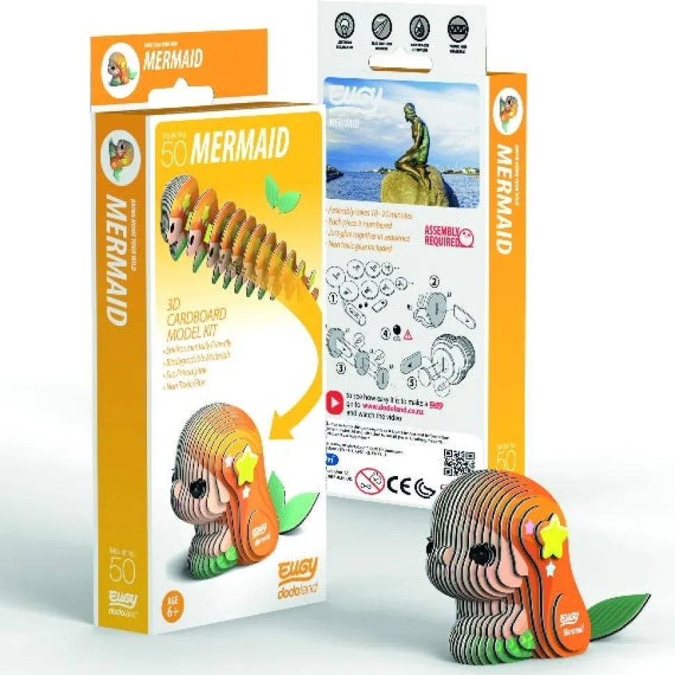 EUGY Mermaid 3D Craft Kit