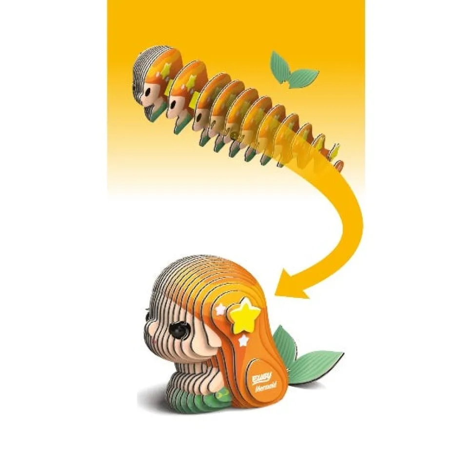EUGY Mermaid 3D Craft Kit