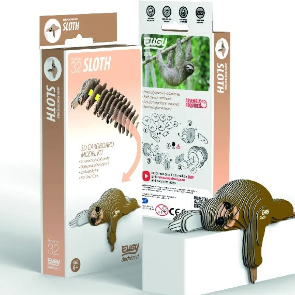 EUGY Sloth 3D Craft Kit