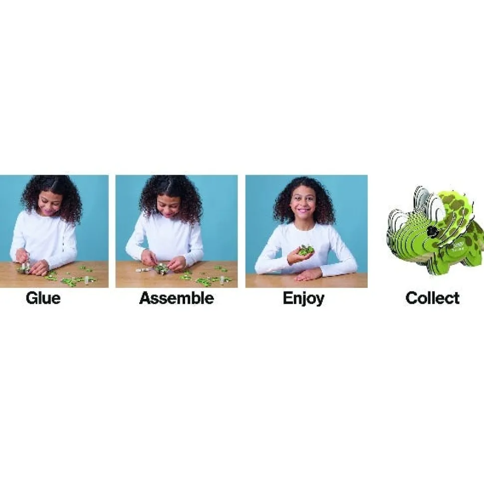 EUGY Tricera 3D Craft Kit