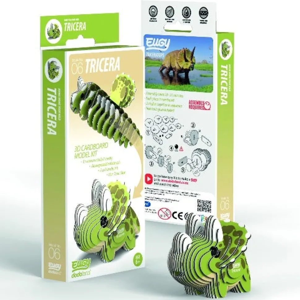 EUGY Tricera 3D Craft Kit