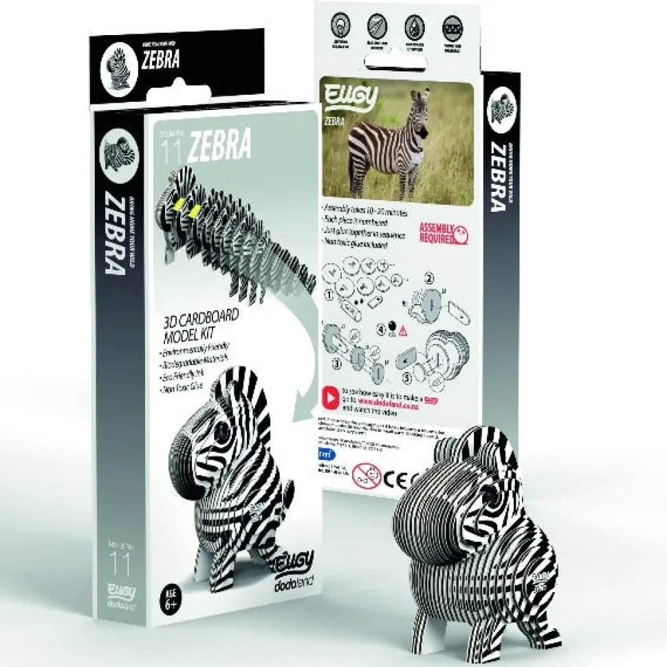 EUGY Zebra 3D Craft Kit