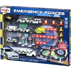 Fresh Metal Emergency Force Playset Inc Playmat
