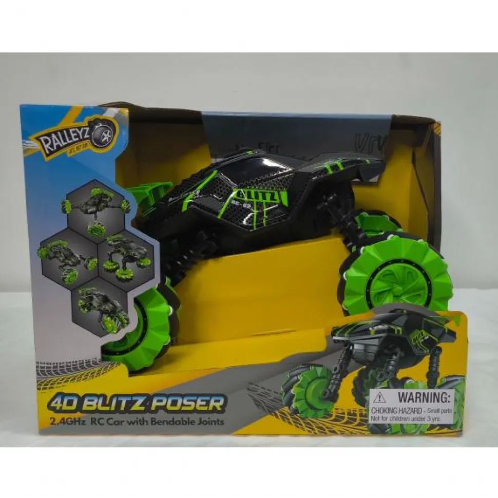 2.4G 4D Lighting Deformation Remote control Car With Bendable Joints