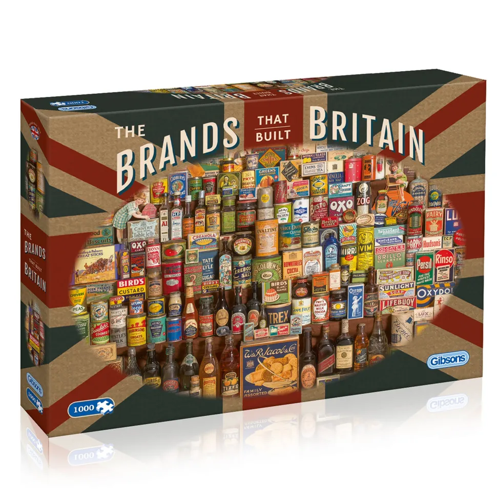 Gibsons The Brands That Built Britain 1000 Piece Puzzle
