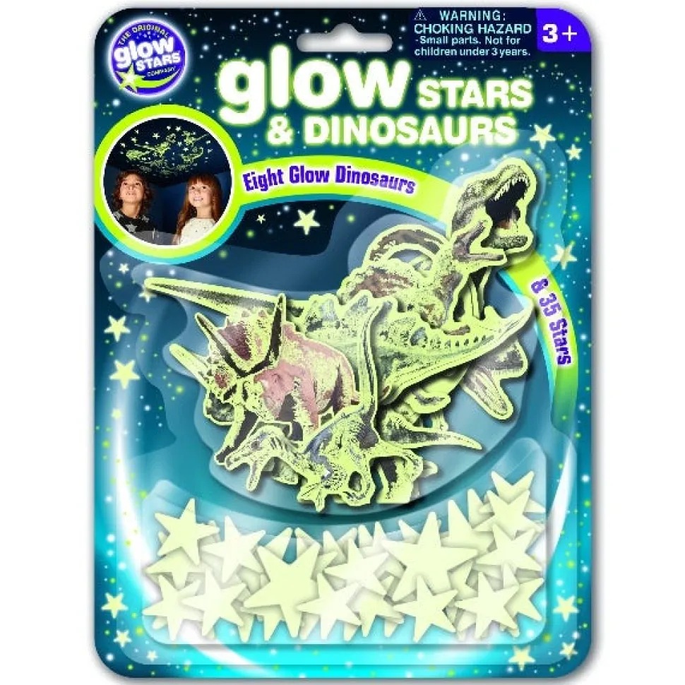 Glow Stars & Dinosaur Stickers