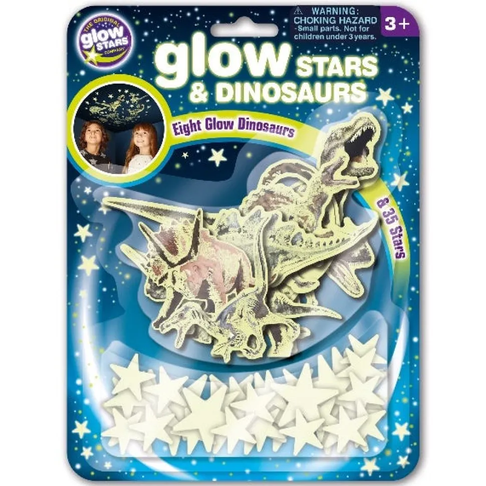 Glow Stars & Dinosaur Stickers