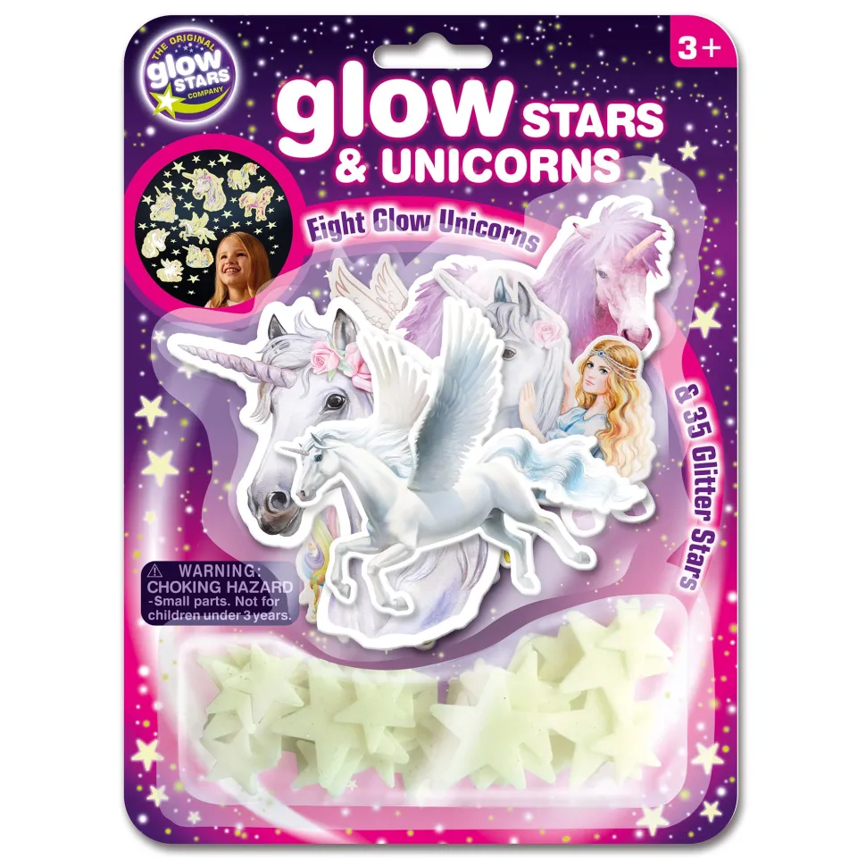Glow Stars & Unicorn Stickers