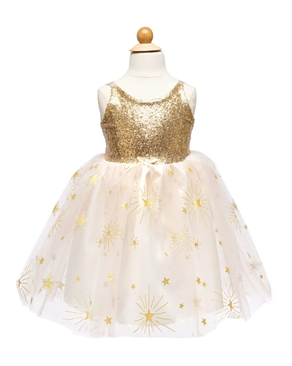 Golden Glam Princess Party Dress (3-4 years)
