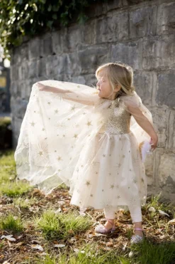Golden Glam Princess Party Dress (5-6 years)