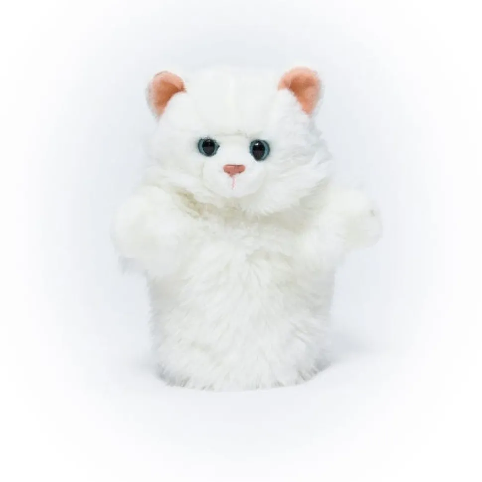 Hamleys® Arthur White Cat Hand Puppet
