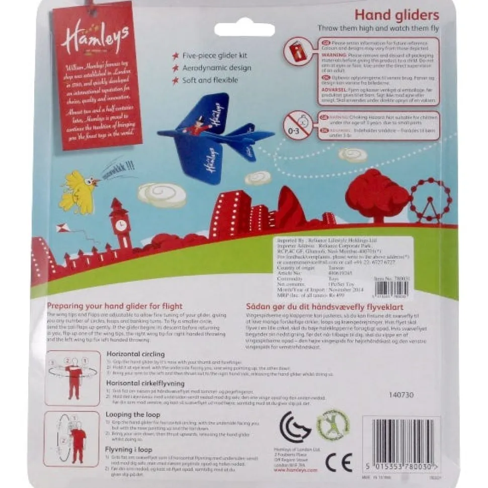 Hamleys® Union Jack Hand Gliders Set