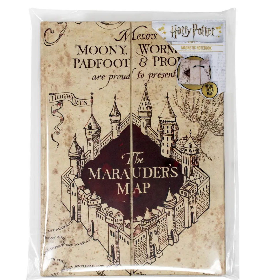Harry Potter A5 Marauder's Map Notebook