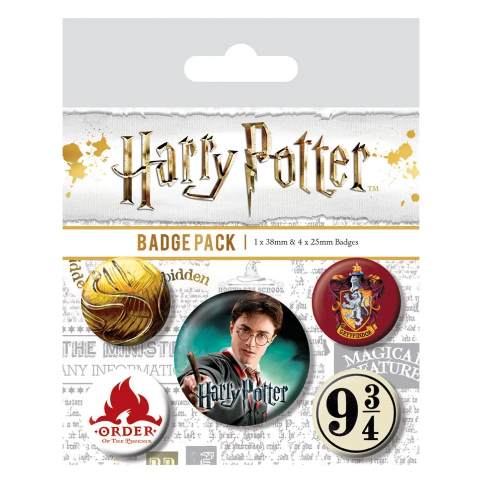 Harry Potter Gryffindor Badges