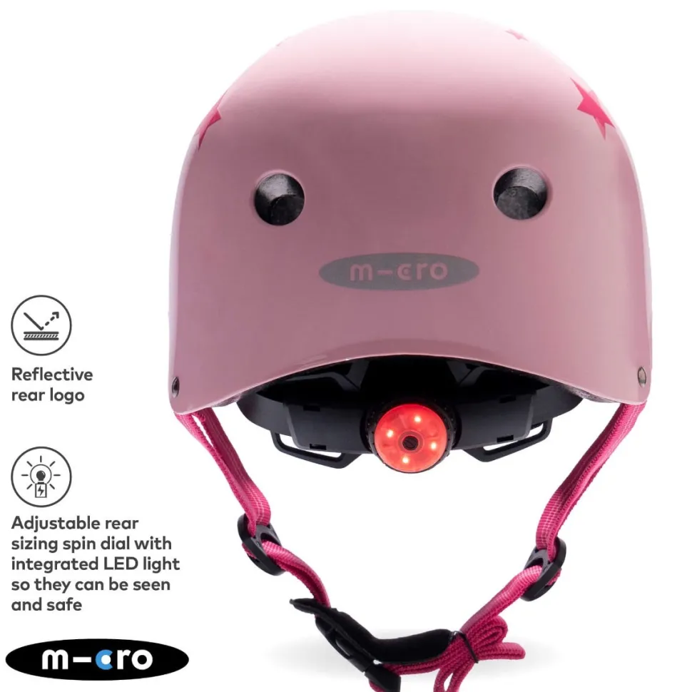 Helmet Pink Star Small (48-54cm)