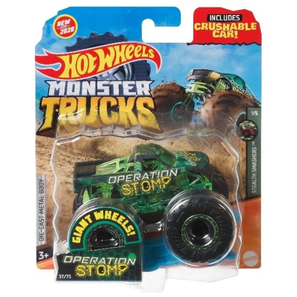Hot Wheels Monster Trucks 1:64 Vehicle Assortment